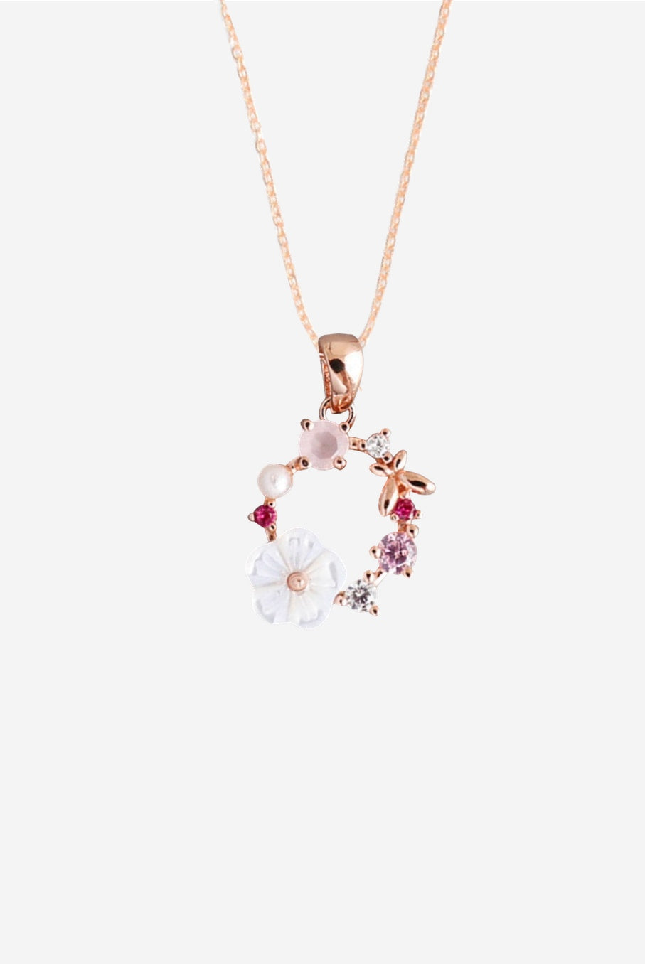 Halskette Blumen, vergoldet | COLLIER FLOWER DREAM
