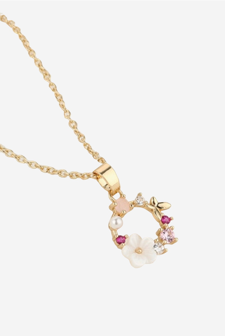 Halskette Blumen, vergoldet | COLLIER FLOWER DREAM